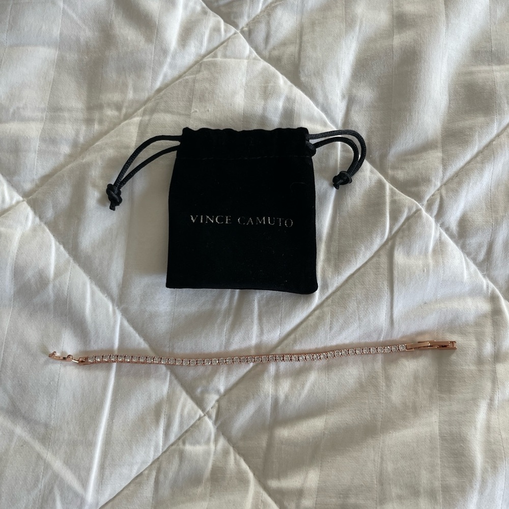 Vince Camuto Rose Gold Tennis Bracelet